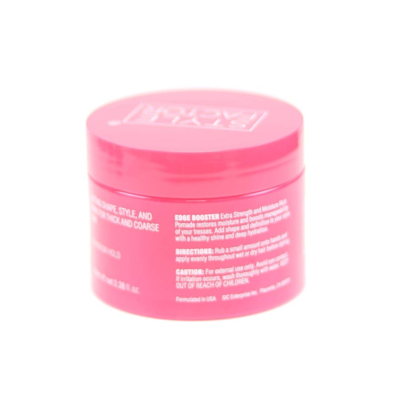 Style Factor Edge Booster Style Factor Extra Strength Moisture Rich Pomade | Thick Coarse Hair (Pink Beryl) - Image 4